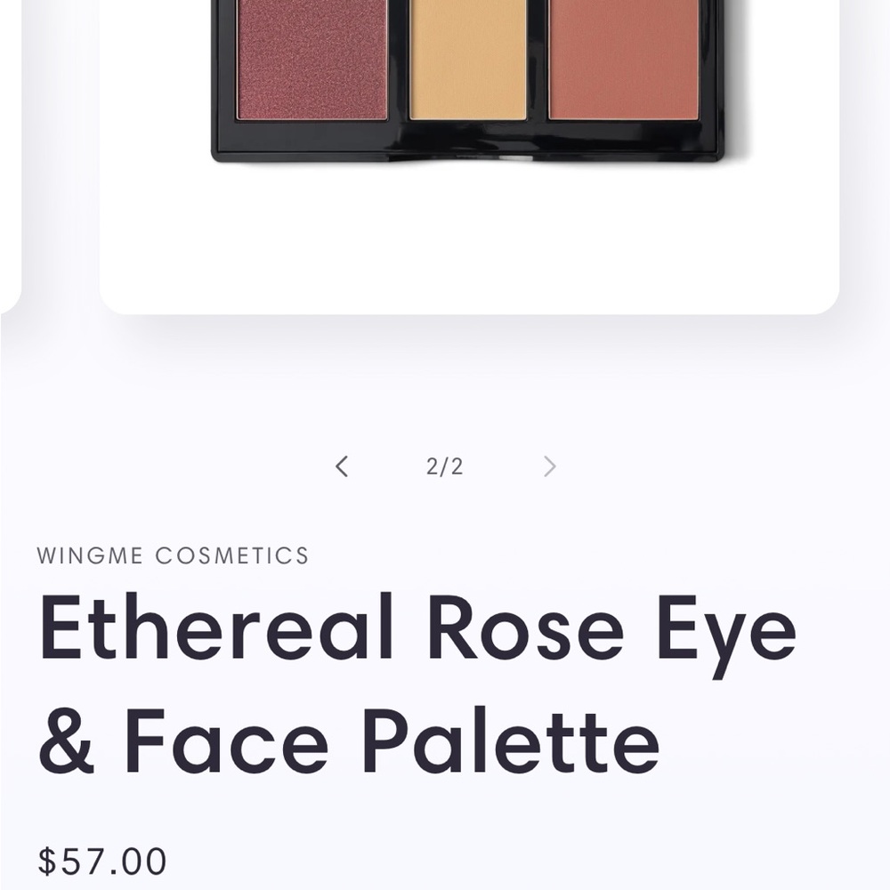 BNIB AND SEALED WINGME FACE AND EYE PALETTE